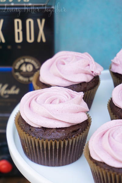 Merlot Chocolate Cupcakes