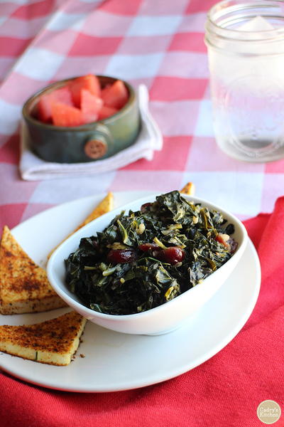 Smoky Sweet Collard Greens