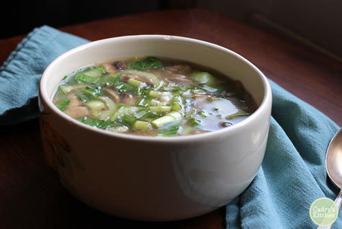 Cold-Kicking Miso Soup