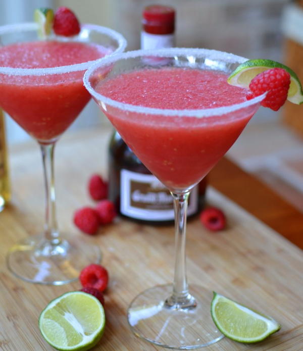 Easy Raspberry Margaritas