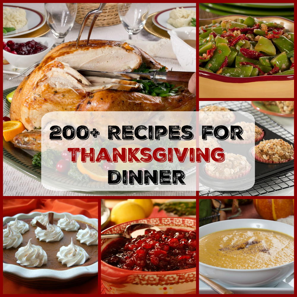 Easy Thanksgiving Menu 200+ Recipes for Thanksgiving Dinner