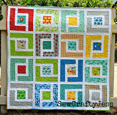 Jungle Path Baby Quilt | FaveQuilts.com