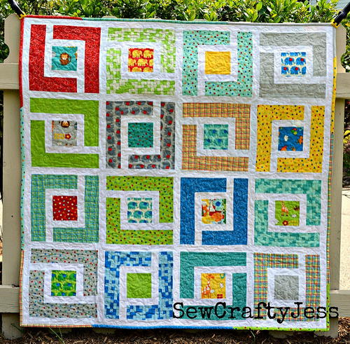 Jungle Path Baby Quilt