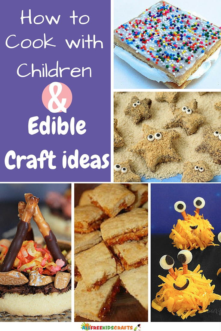 25 Food Crafts for Kids (Edible Crafts and Activities)