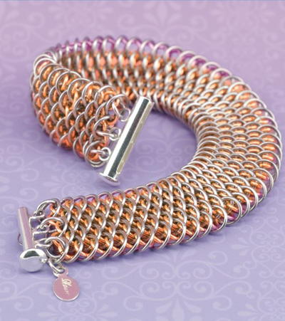 Baby Pink Dragon Scale Bracelet