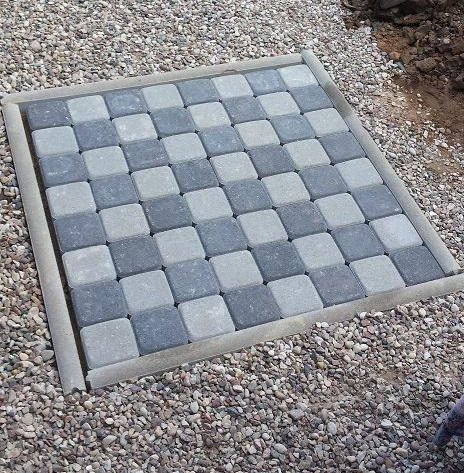 DIY Outdoor Games Chess Board