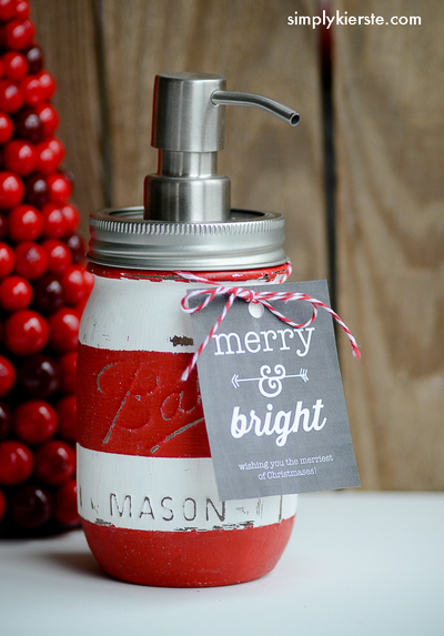 DIY Mason Jar Soap Dispenser