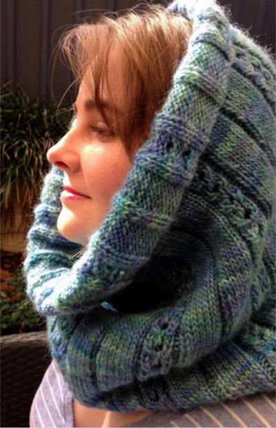 Opal Cable Cowl Pattern