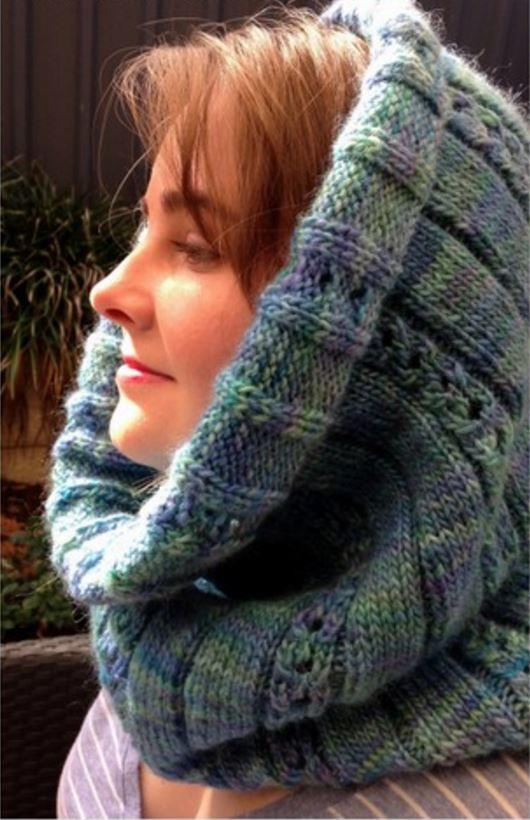 Opal Cable Cowl Pattern