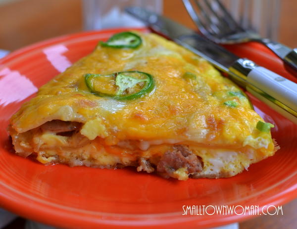 Jalapeno Tortilla Egg Bake