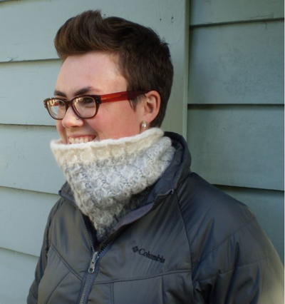 Snowbound Cable Knit Cowl