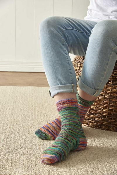 Rainbow Sherbet Sock Pattern