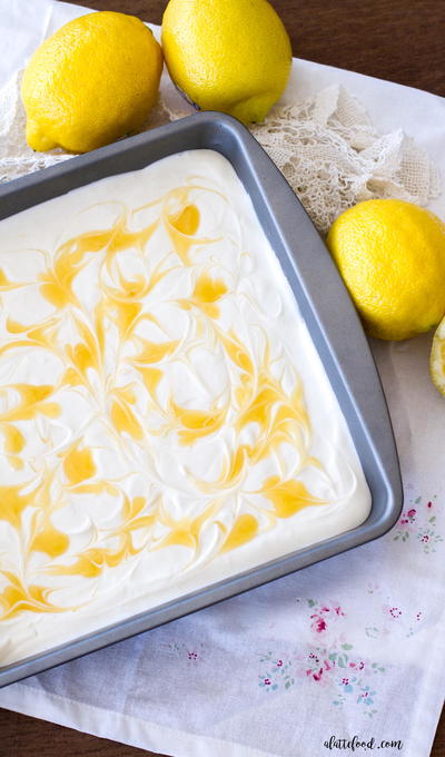 Lighter No Bake Lemon Cheesecake Bars