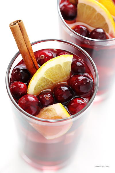 Sparkling Cranberry Orange Sangria