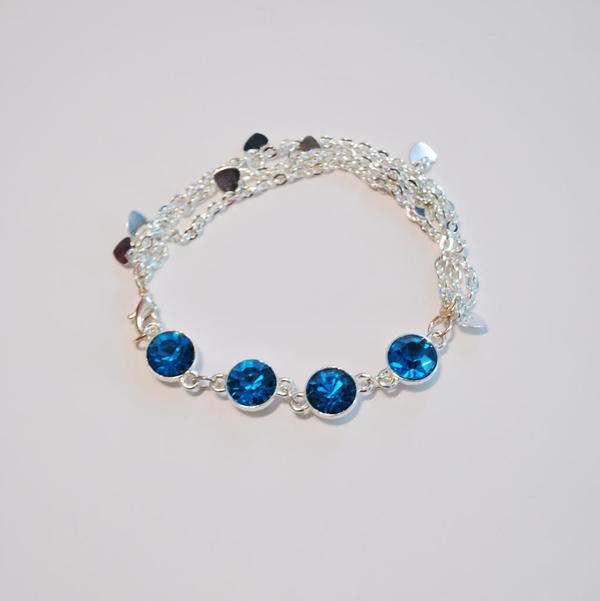 Glamorous Sapphire Gemstone Bracelet