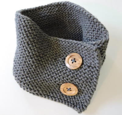 Woodsy Button-up Neck Warmer