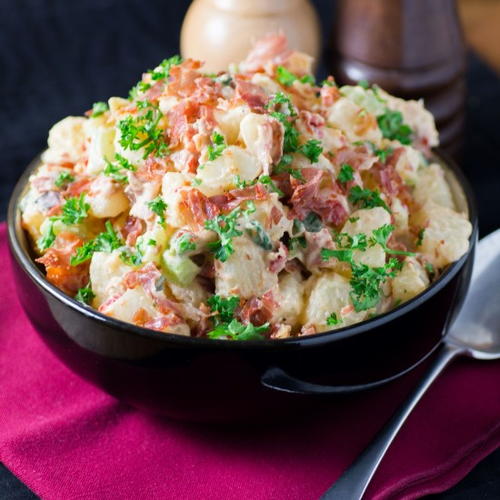 Easy Italian Prosciutto Potato Salad