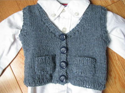 Baby Grandpa Sweater Vest