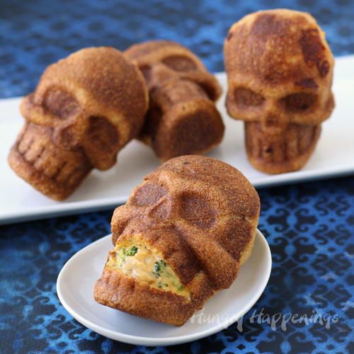 Stuffed Skull Halloween Party Food