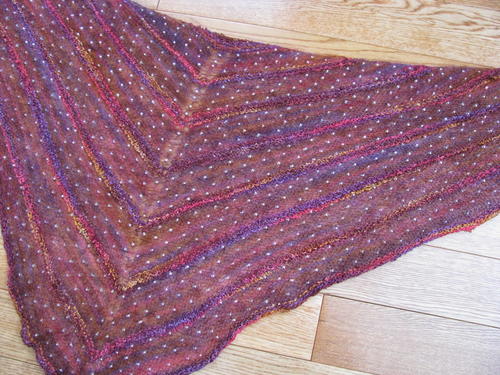 Bohemian Beaded Mohair Shawl