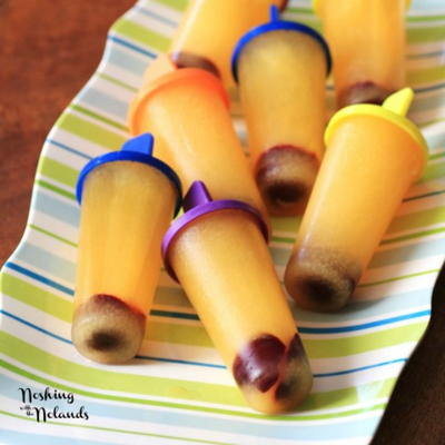 Mango Coconut Cherry Ice Pops