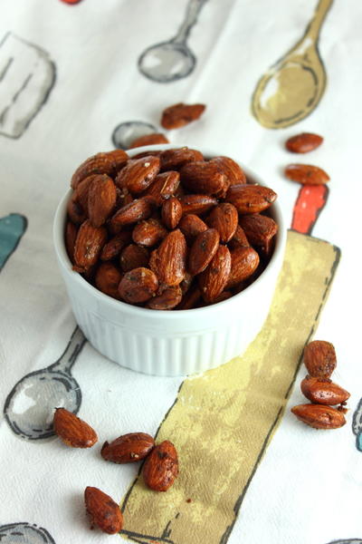 Honey Mustard and Thyme Roasted Almonds