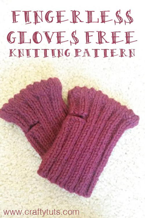 Short Fingerless Gloves