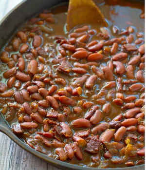 Barbecue Slow Cooker Baked Beans