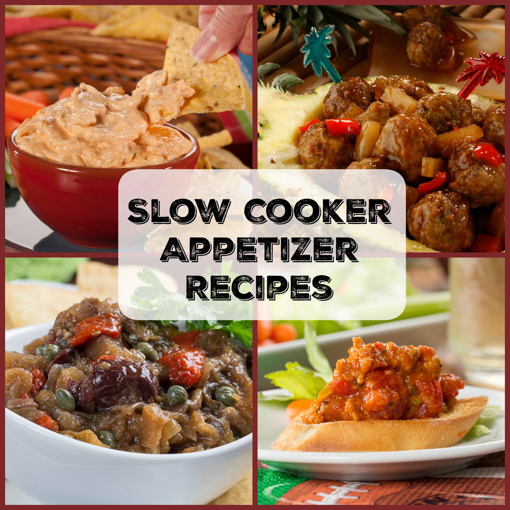 44 Slow Cooker Appetizer Recipes to Make Parties a Breeze!