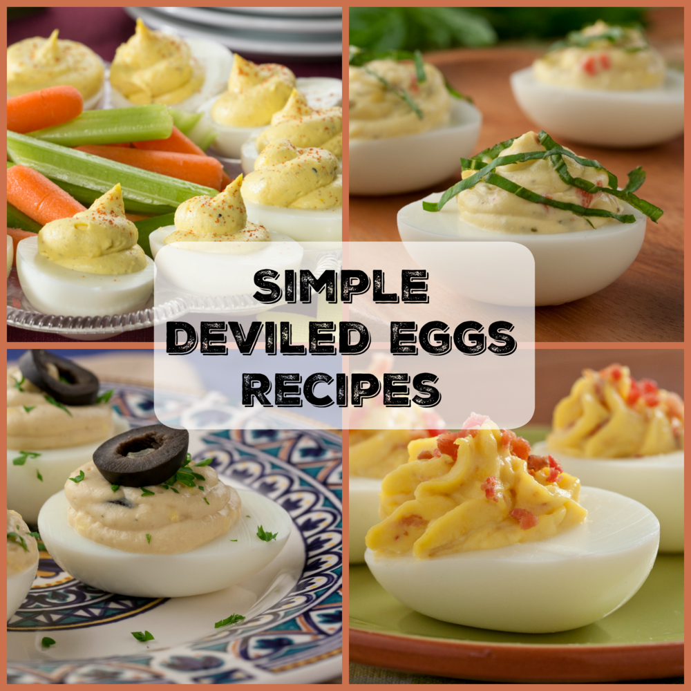 12 Simple Deviled Eggs Recipes | MrFood.com