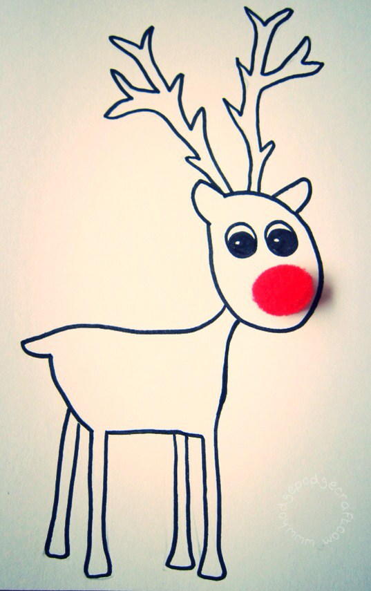 Free Printable Reindeer Cards