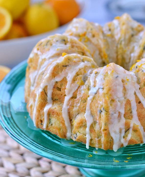 Zucchini Cake with Orange Glaze Zucchini Cake with Orange Glaze