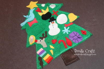 Felt Advent Tree Calendar