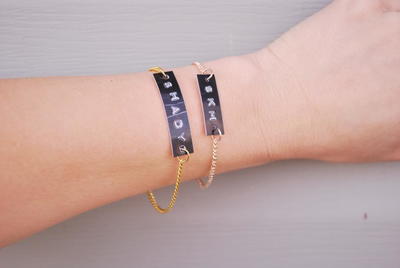 Dainty Label DIY Bracelets