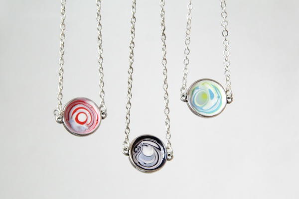 Nail Polish Necklace Pendant