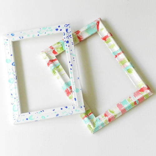 Perky Painted DIY Frames