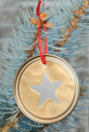 Silver and Gold DIY Ornaments