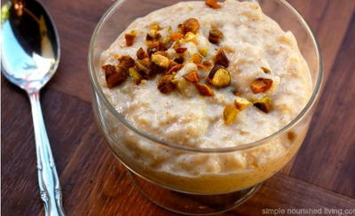 Slow Cooker Rice Pudding With Cooked Rice