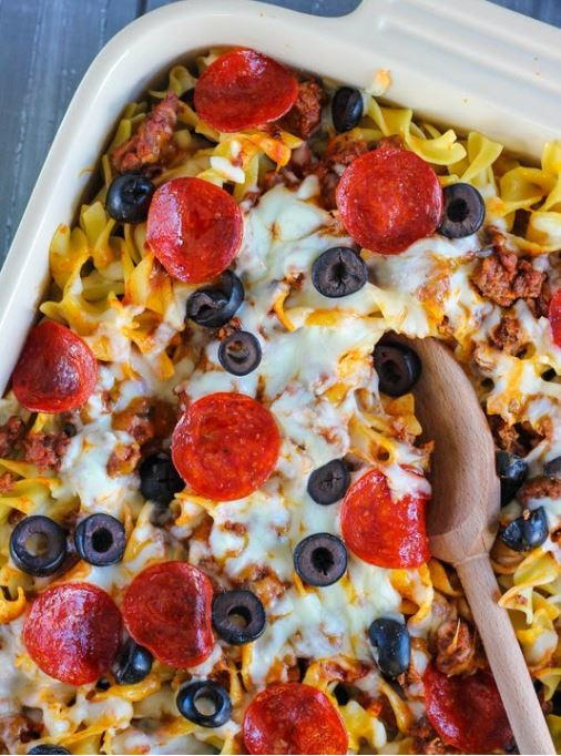 Pizza Noodle Dish