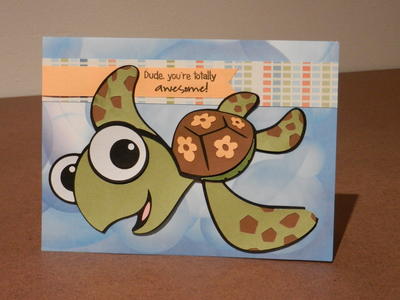 DUDE!! Finding Dory-Inspired DIY Birthday Card