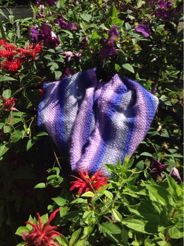 Ombre Basketweave Cowl