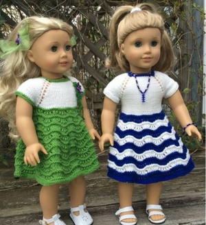 Two American Girl Doll Dresses