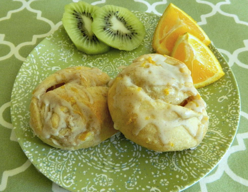 Cream Cheese Cinnamon Orange Crescent Rolls