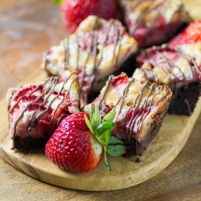 Strawberry Chocolate Dream Bars