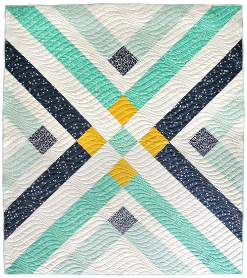 Retro Plaid Quilt Pattern