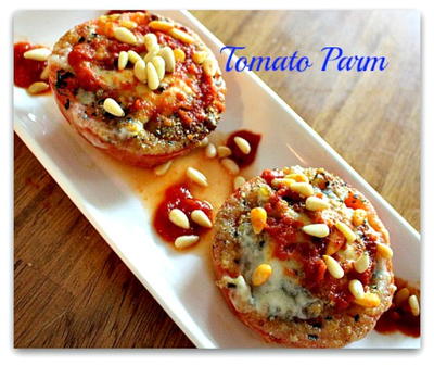 Baked Tomatoes with Crunchy Topping