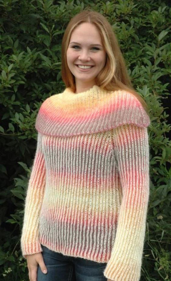 Brioche Flame Sweater