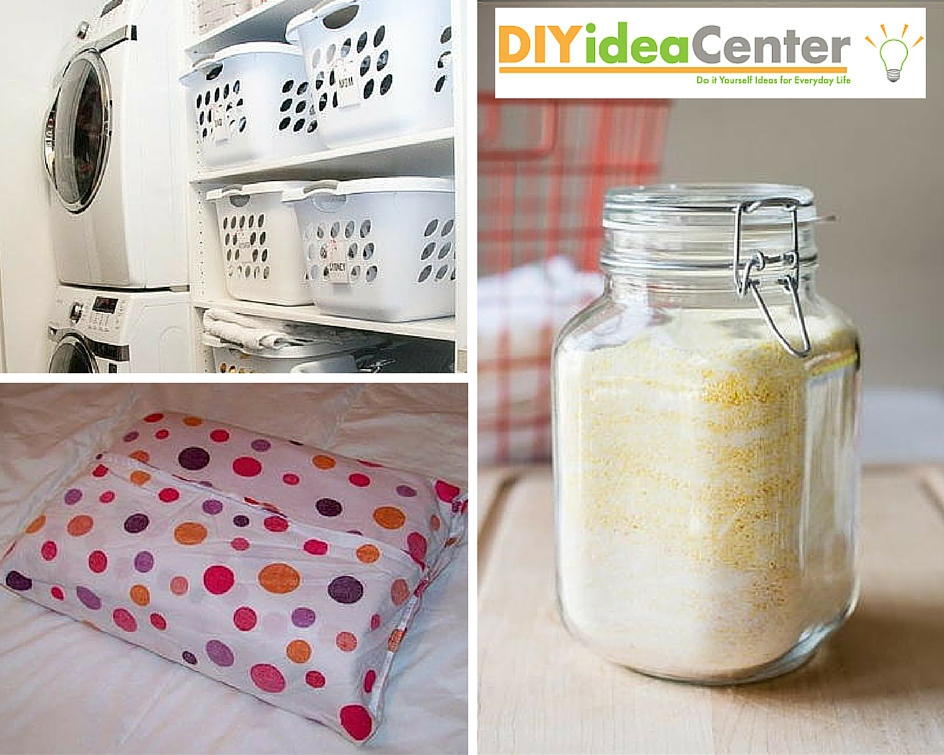 20 Helpful Laundry Ideas | DIYIdeaCenter.com