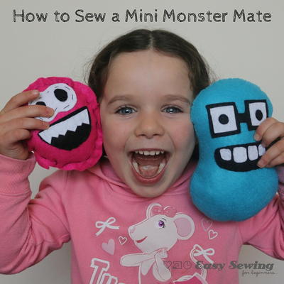 How to Sew a Mini Monster Mate
