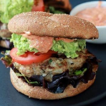 Spicy Southwestern Turkey Burgers